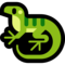 Lizard emoji on Microsoft